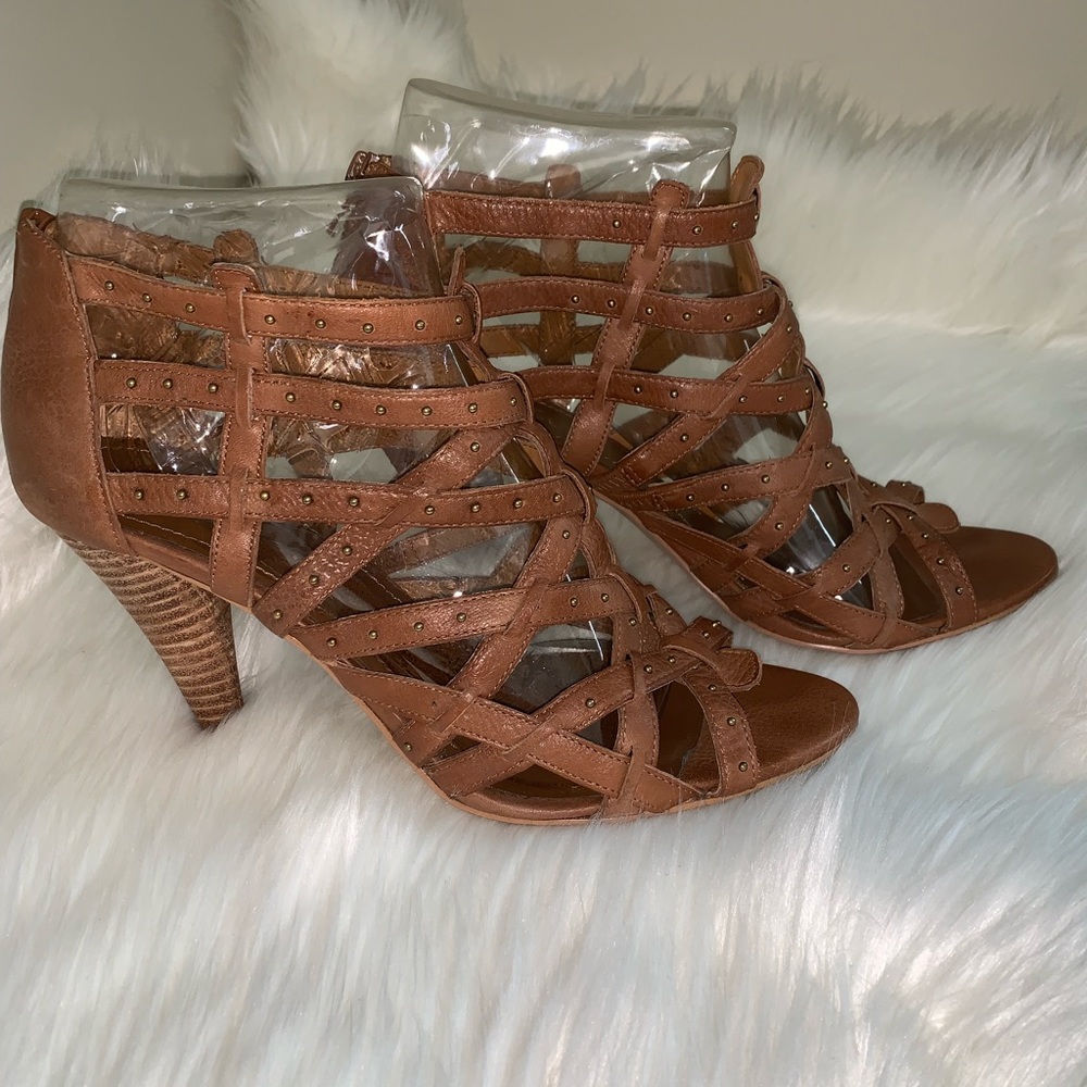 Nine West caged heels